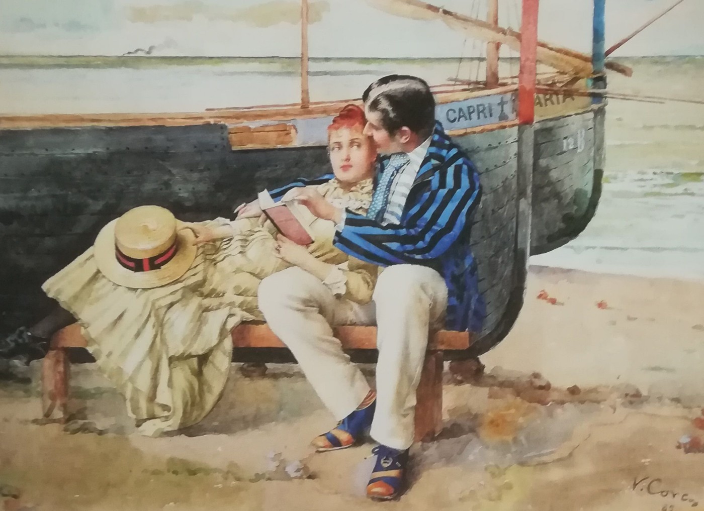 "Luna di miele" riprodotto in "Le Figaro illustré" del 1885