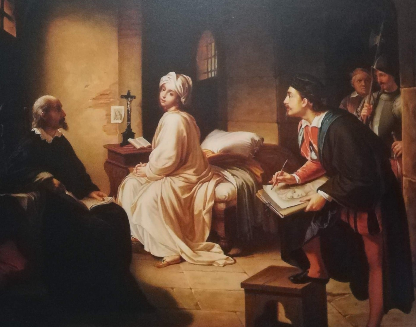 Achille Leonardi: Guido Reni dipinge Beatrice Cenci in carcere, 1852
