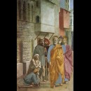 San Pietro risana gli infermi con la propria ombra - Masaccio