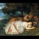 Signorine in riva alla Senna di Gustave Courbet