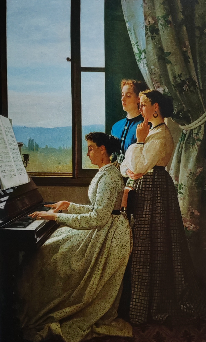 Il canto dello stornello - Silvestro Lega, 1867