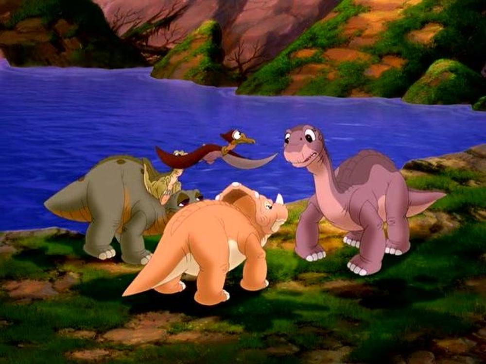 alla ricerca della valle incantata 9 - cartone animato sui dinosauri