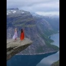 Sull’orlo del precipizio di Hardanger