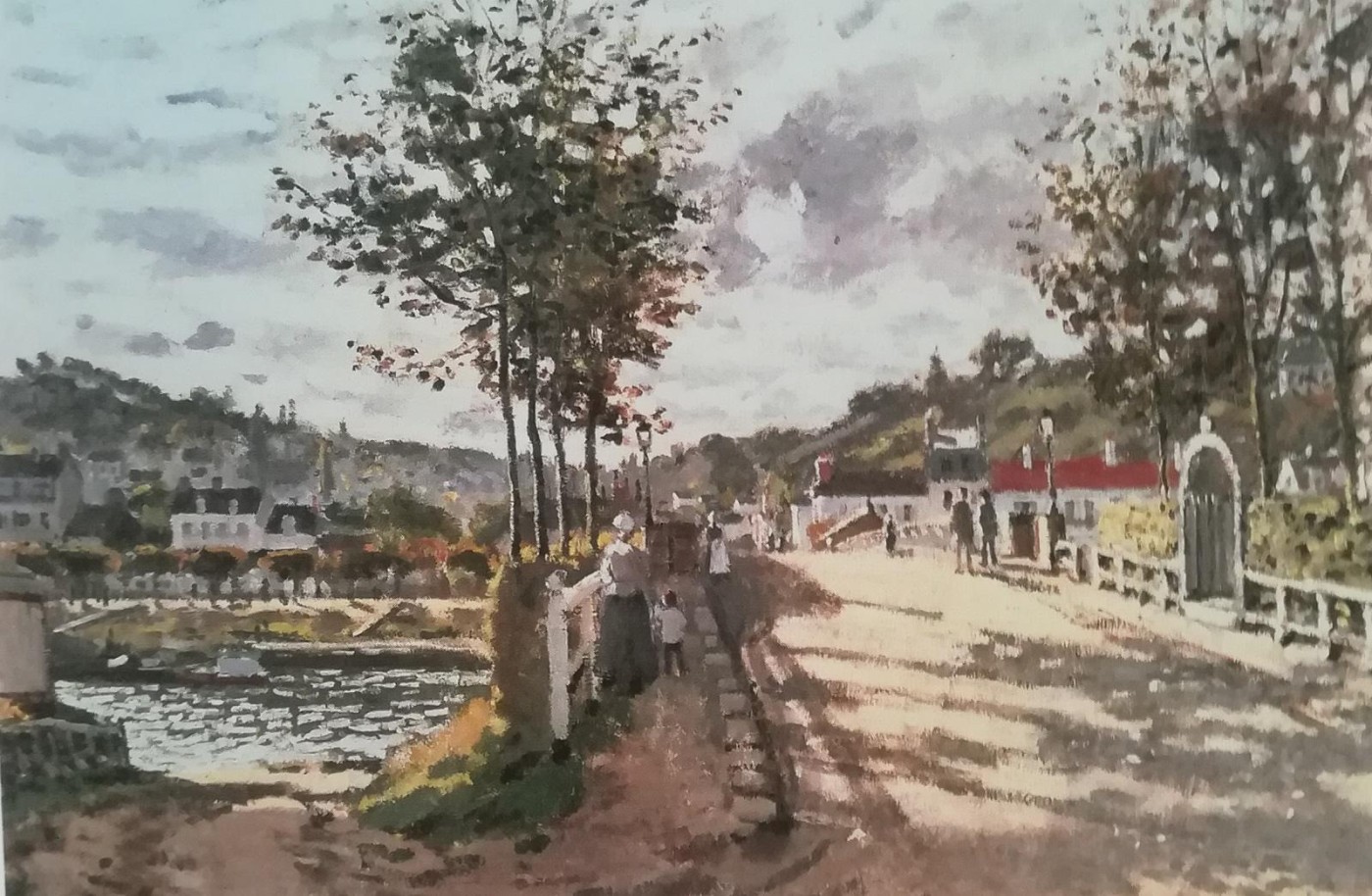 il ponte a Bougival - Claude Monet, 1870
