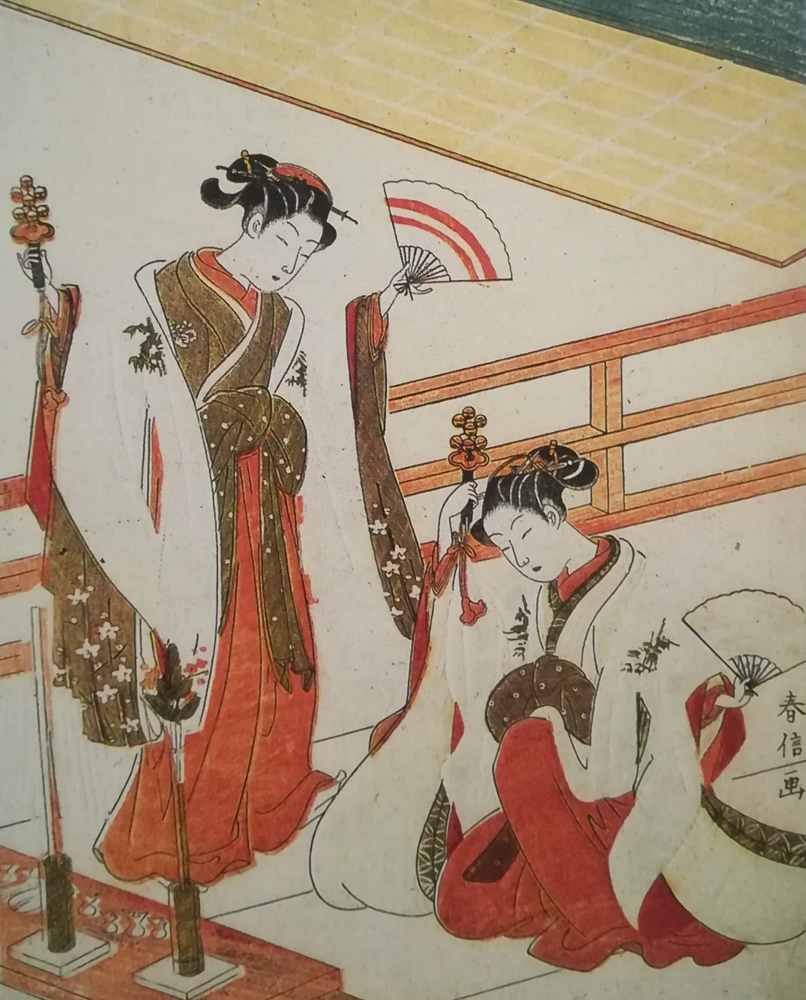 due danzatrici - Suzuki Harunobu, 1769 circa