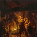 Una fucina per il ferro - Joseph Wright, 1772