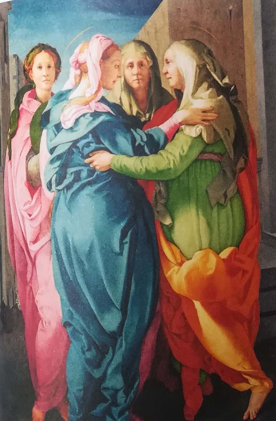 Visitazione Di Maria A Elisabetta Visitazione ( di Maria ad Elisabetta ) di Jacopo da Pontormo