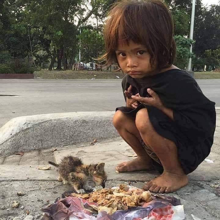 La fame è brutta ed anche la miseria