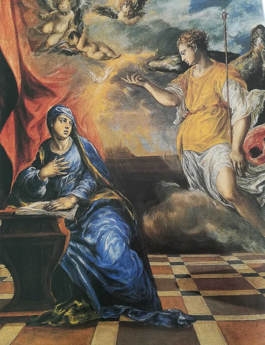 Annunciazione - El Greco, museo Thyssen-Bornemisza