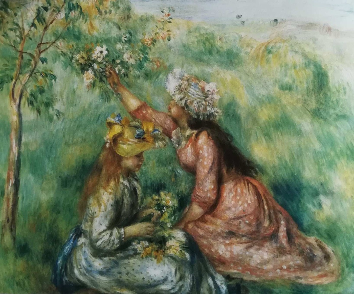 Renoir passava facilmente dal lavoro nei campi delle lavandaie alle distrazioni delle Giovani di buona famiglia