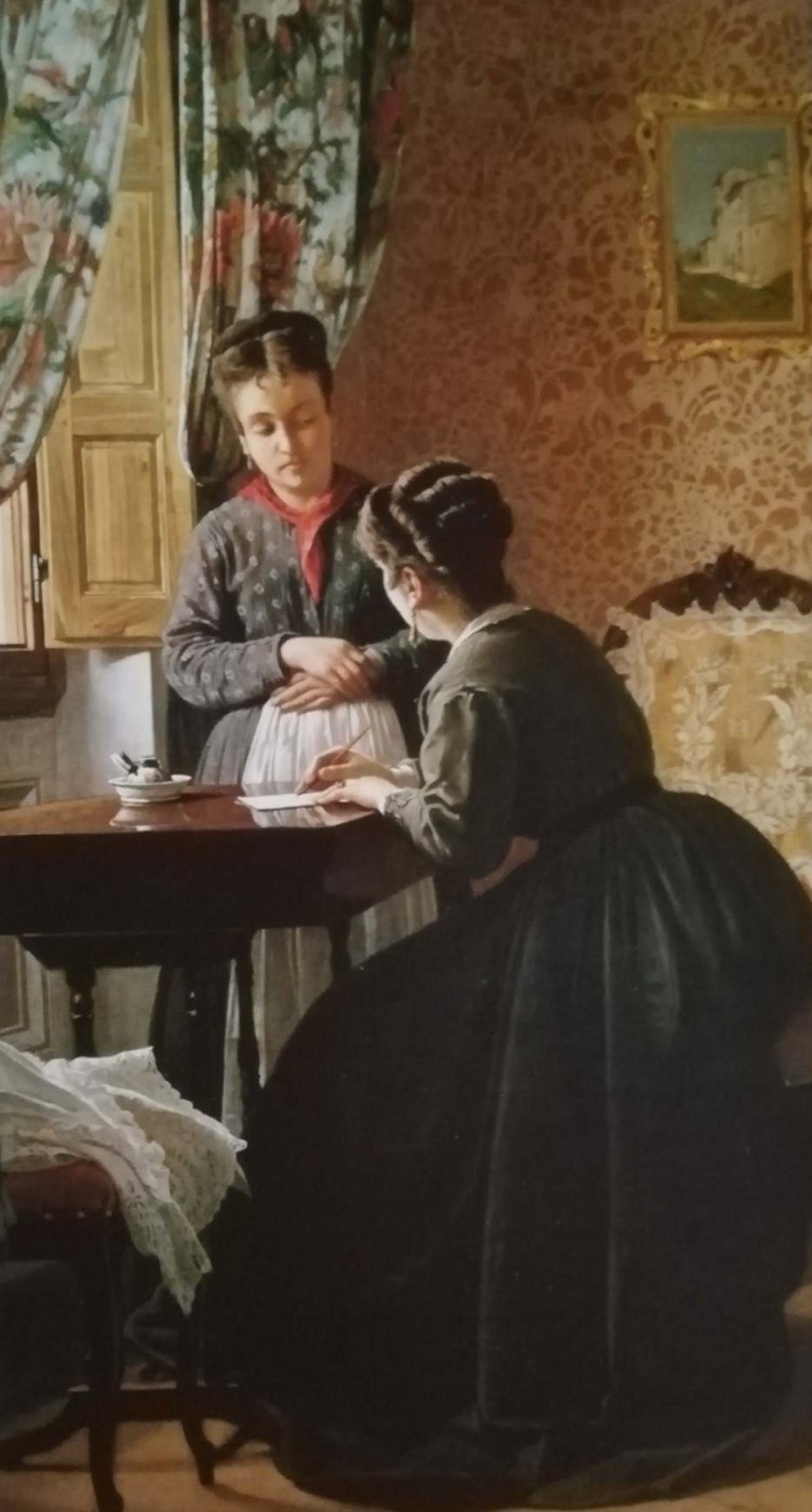 L’analfabeta - Odoardo Borrani, 1869