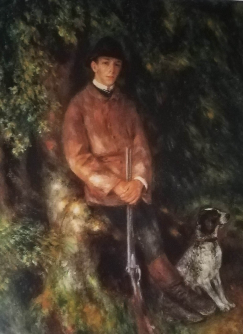 Alfred Berard in costume da cacciatore, 1881