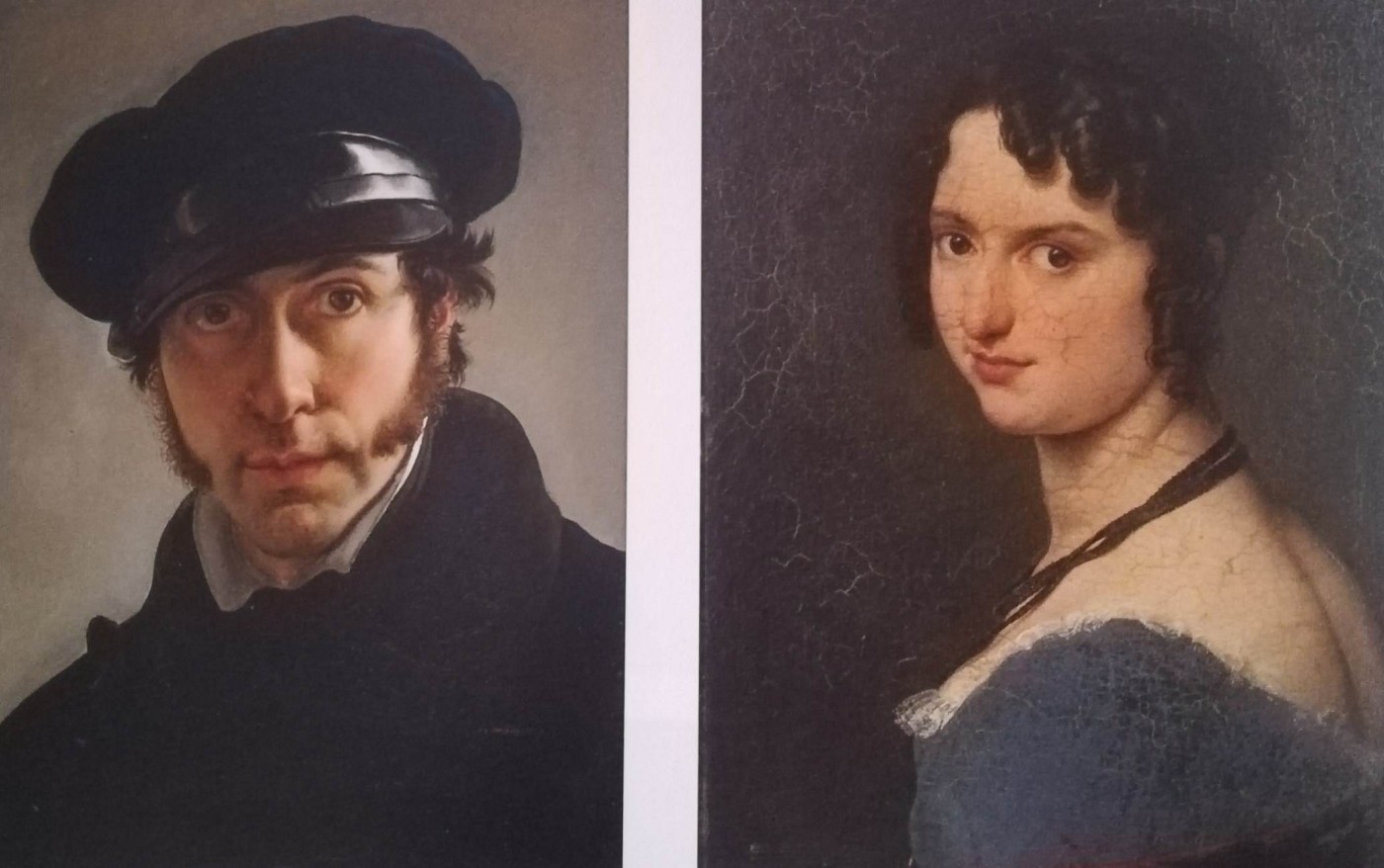ritratto di Hayez e Carolina Zucchi