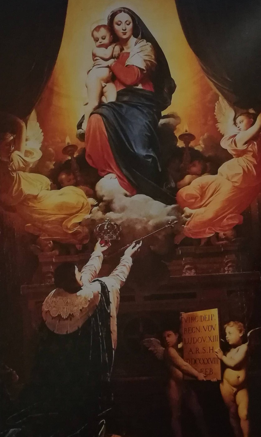 il voto di Luigi XIII alla Vergine - Jean-Auguste-Dominique Ingres, 1824
