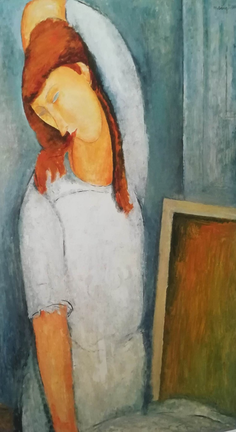 Jeanne Hebuterne (con il ventre gonfio del suo primo figlio), 1919