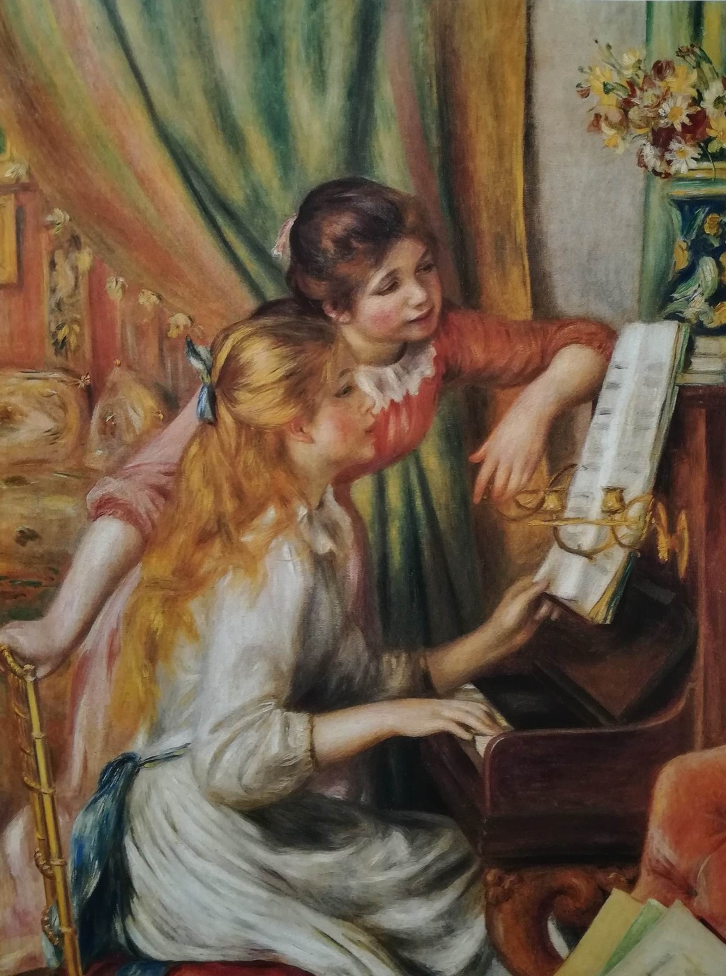 Fanciulle al piano - Renoir, 1892