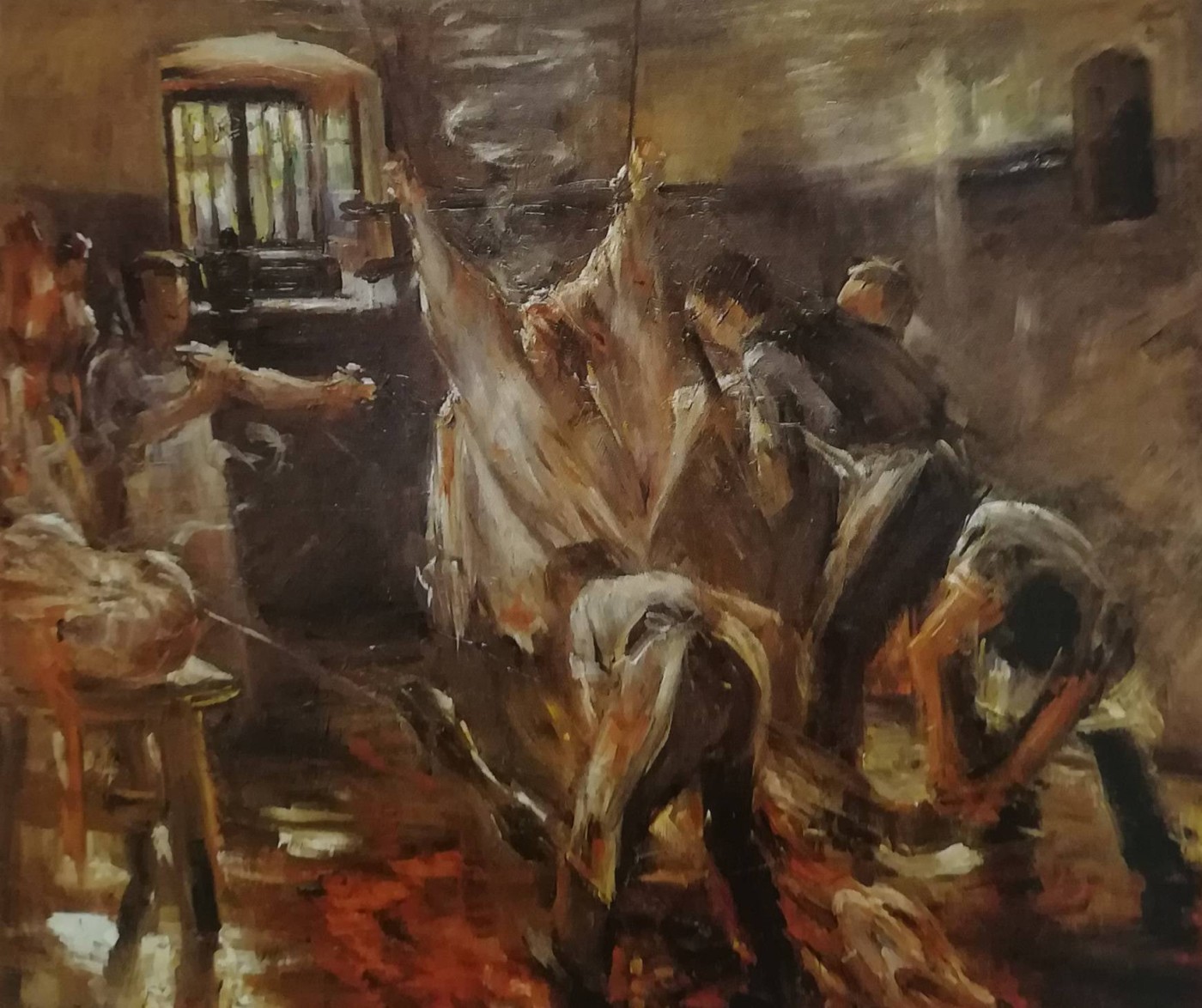Al macello - Lovis Corinth, 1893