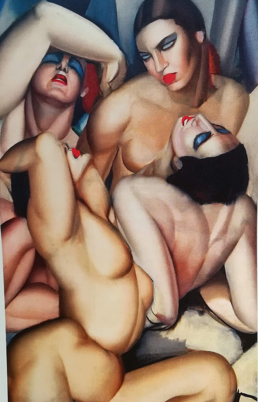 Gruppo di quattro donne nude - Tamara de Lempicka - 1925