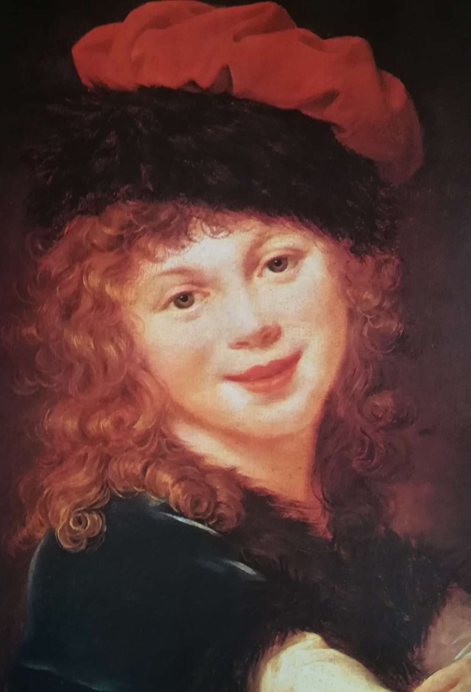 ritratto di fanciulla eseguito dalla propria madre